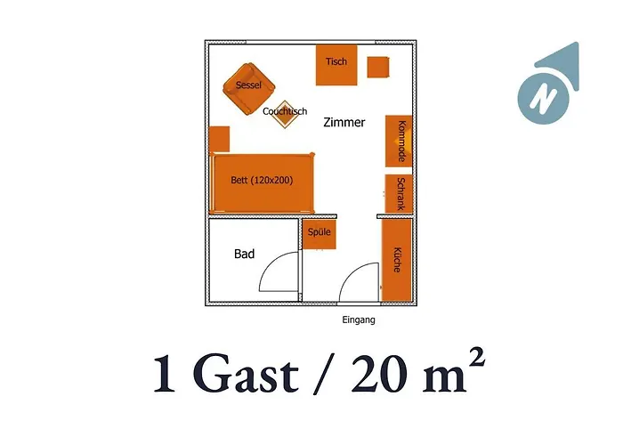 Schicke Ferienwohnung In Bester Bodenseelage L 1 Minute Zum Bodensee L 1 Zimmer L Vollausgestattete Küche L Free-wlan L Willkommen Im Stahringen Apartamento *